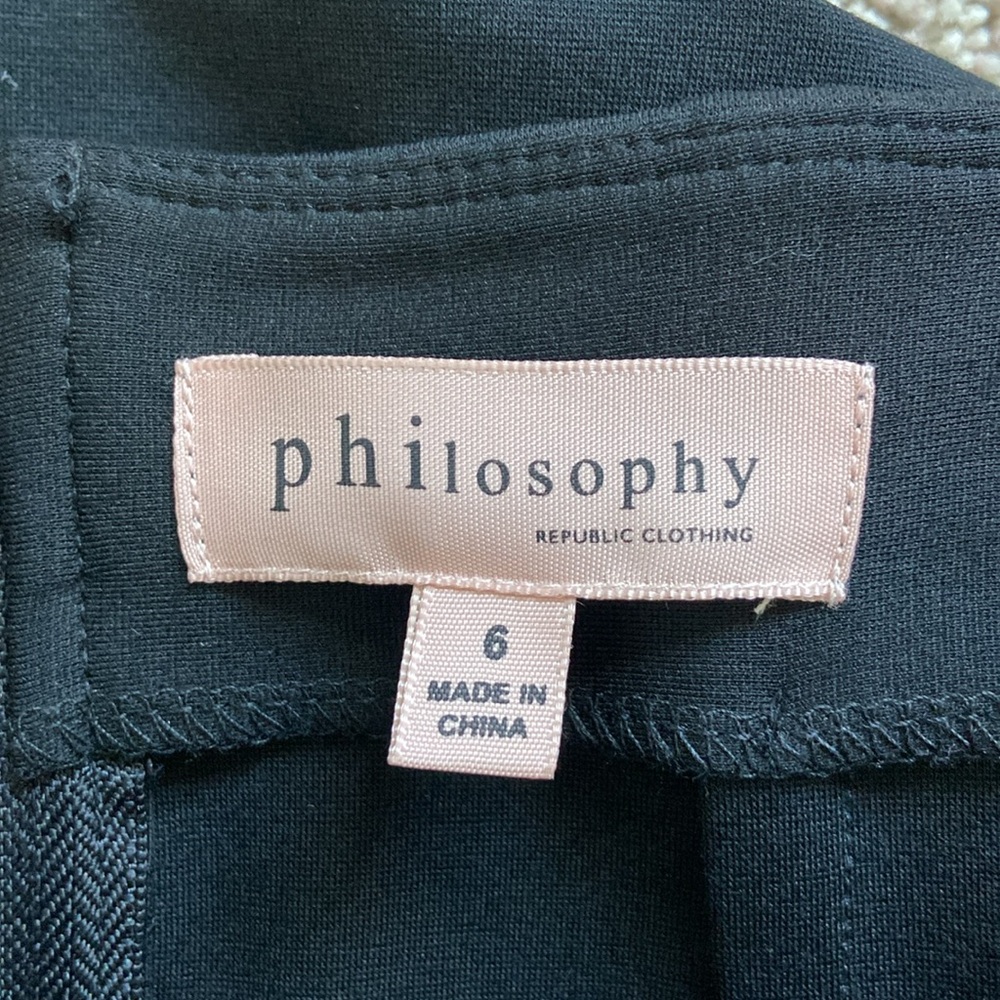 philosophy • Black Pencil Skirt - Picture 9 of 12